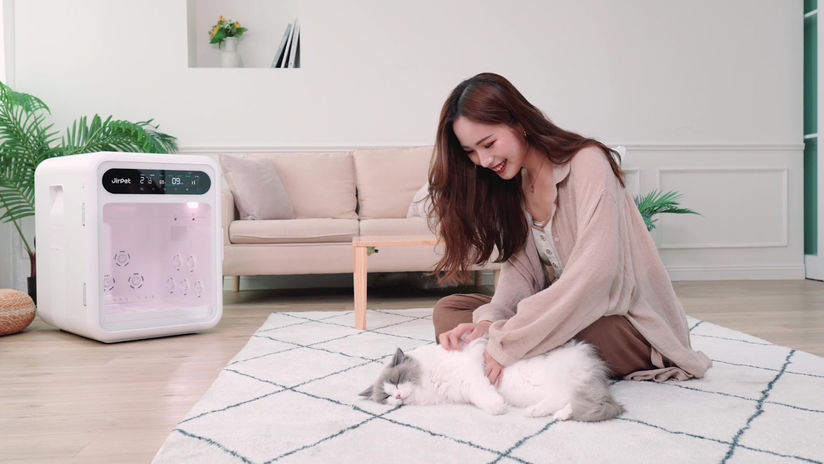 Jirpet烘毛機_募資產品廣告